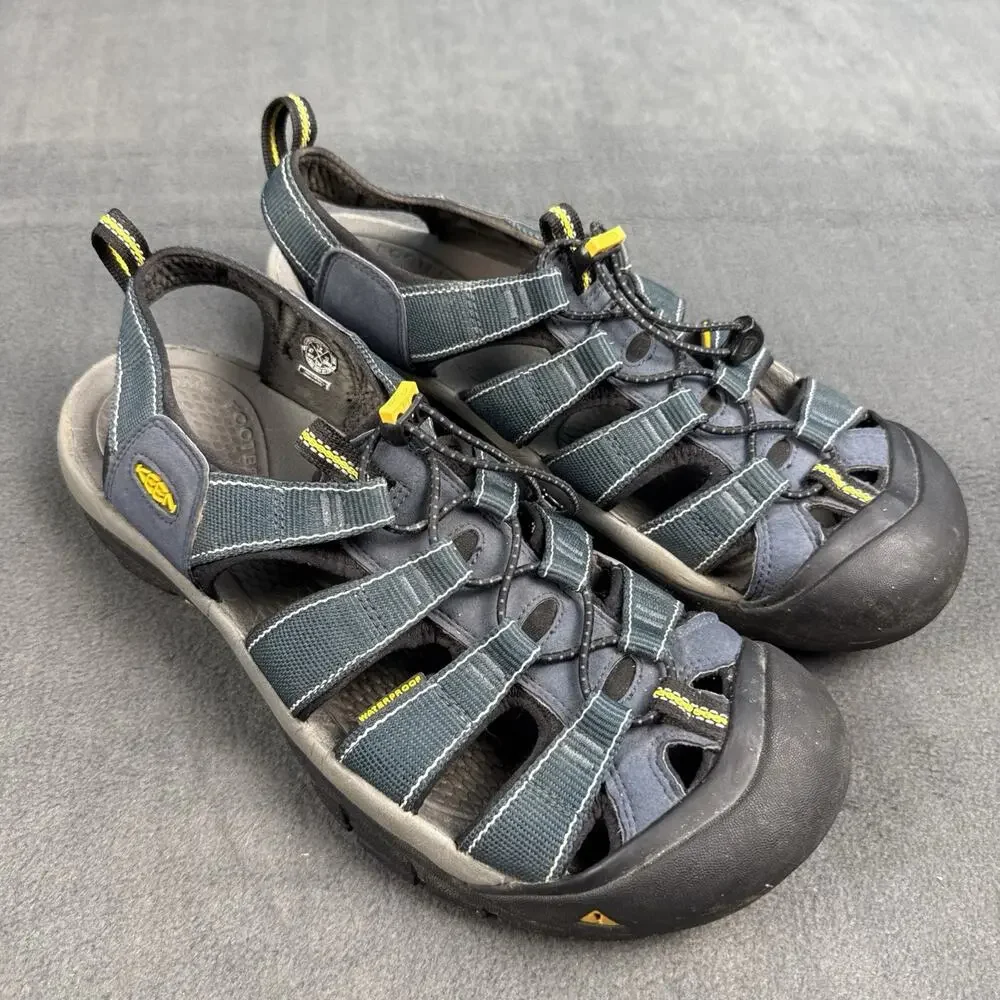 KEEN NEWPORT H2 MEN SANDALS - Navy/Medium Grey Size 13